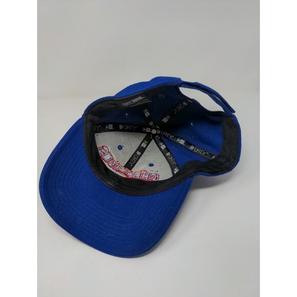 New Era 9Forty Strapback MLB 2016 World Series Champions Chicago Cubs Hat Blue - Picture 8 of 11